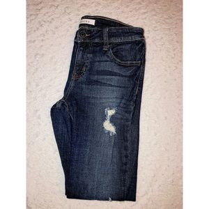 💛comfy dark wash denim skinny jeans💛